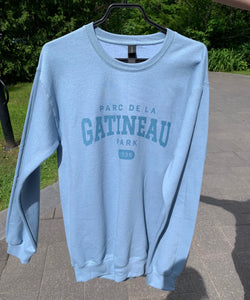 Crewneck bleu - Parc de la Gatineau